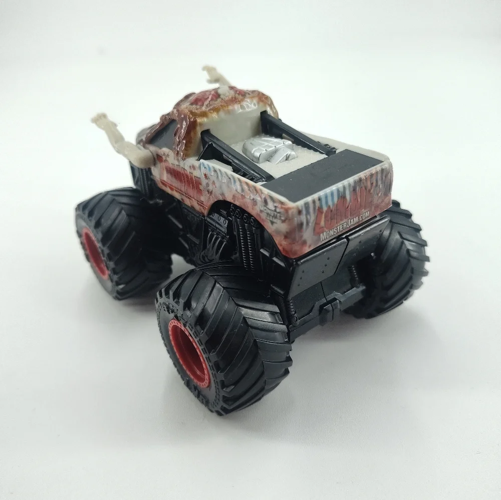Monster Truck Toy with Zombie Design - Black and Red - Picture 2 of 7
